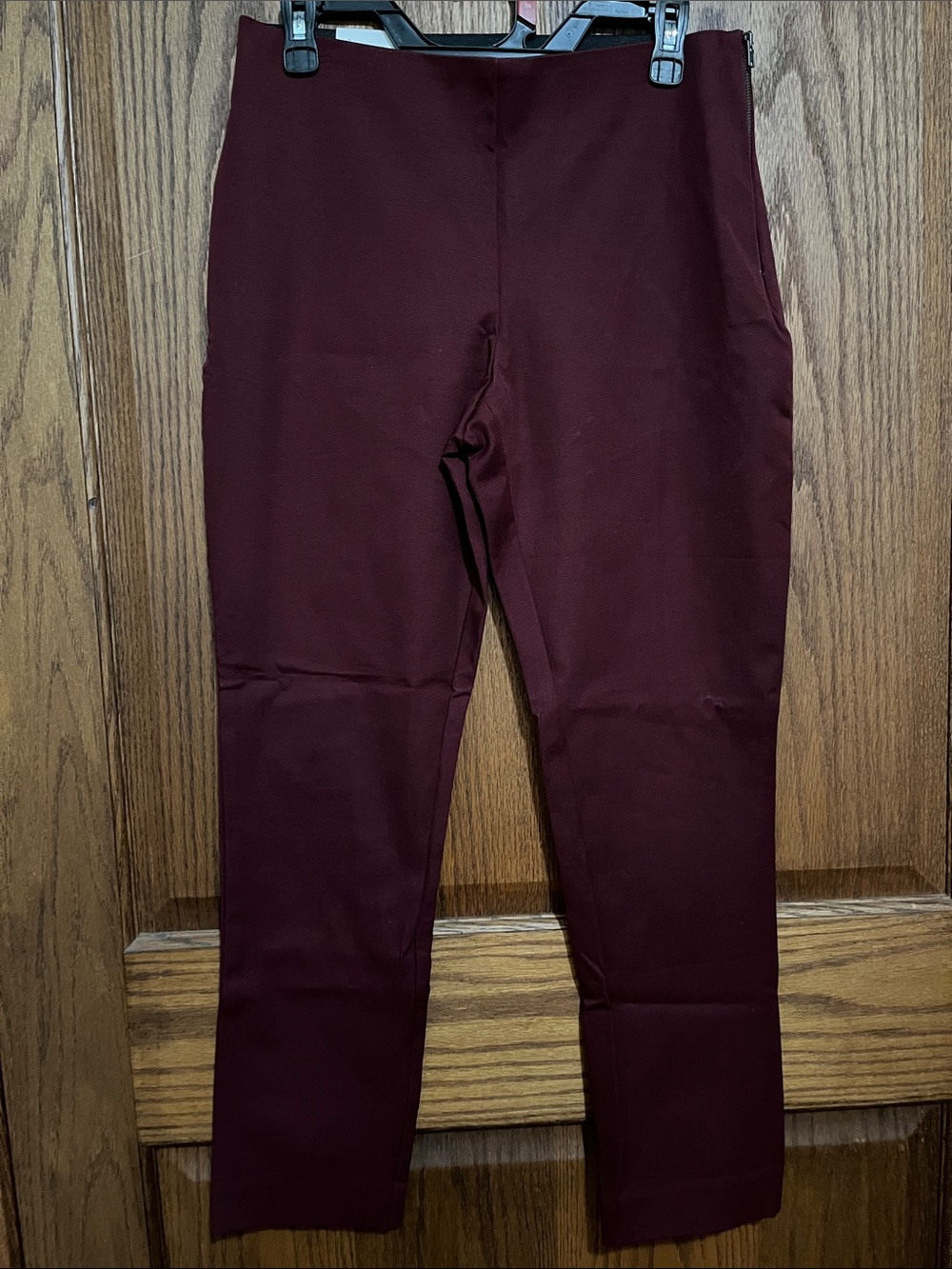 a new day Tailored Ankle Pants in Deep Wine